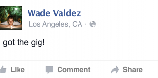 Facebook Friend’s “I Got The Gig!” Post Causes Longing for Unspecified Success
