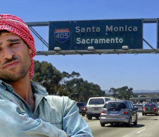 “I Can’t Deal With The 405!” Laments Newly Arrived Syrian Refugee